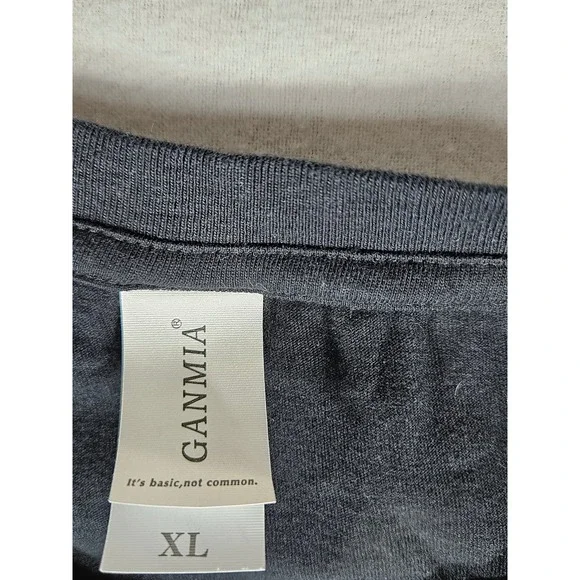 GANMIA Salty Morton Salt Girl Parody Graphic T-Shirt Black Mens XL - Picture 6 of 9